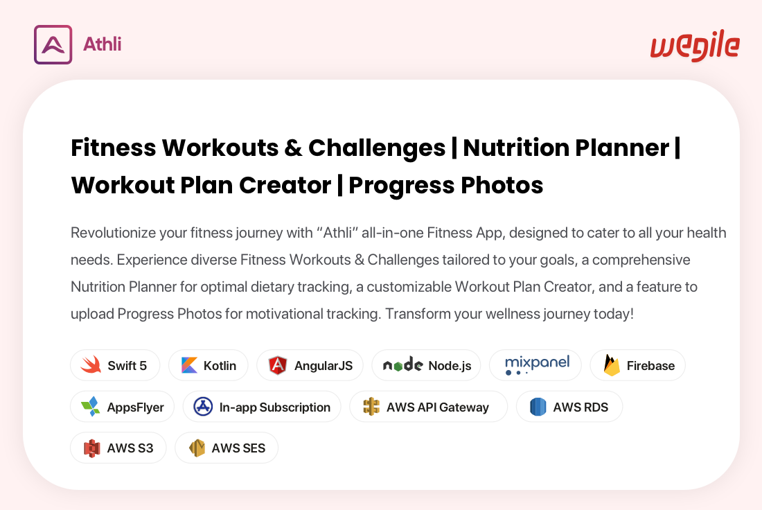Top 5 Leading Fitness Apps Developed by Wegile