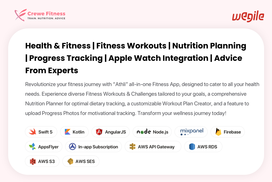 Top 5 Leading Fitness Apps Developed by Wegile